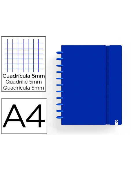 CUADERNO CARCHIVO INGENIOX FOAM A4 80H AZ. OSC