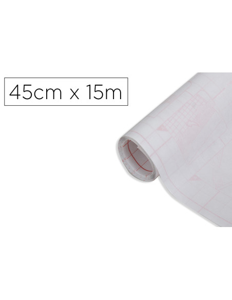ROLLO ADH.D-C-FIX TPTE.ANCHO 45 CM LARGO 15MT.