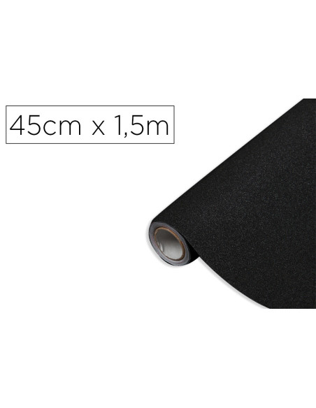 ROLLO ADH.D-C-FIX NG.METAL BRILLO ANCHO 45 CM LARGO 1,5MT.