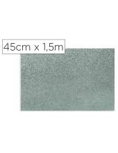 ROLLO ADH.D-C-FIX GRIS METAL BRILLO ANCHO 45 CM LARGO 1,5MT.