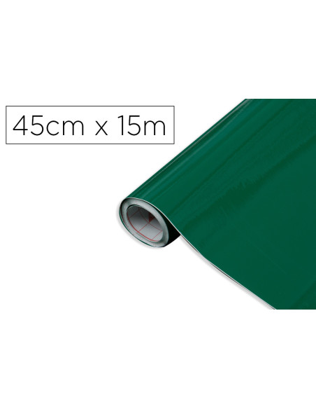 ROLLO ADH.D-C-FIX VE. ESMERALDA ANCHO 45 CM LARGO 15MT.