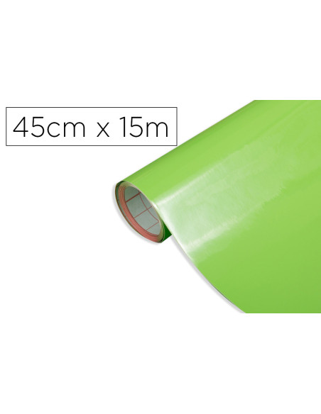 ROLLO ADH.D-C-FIX VE. MANZANA ANCHO 45 CM LARGO 15MT.