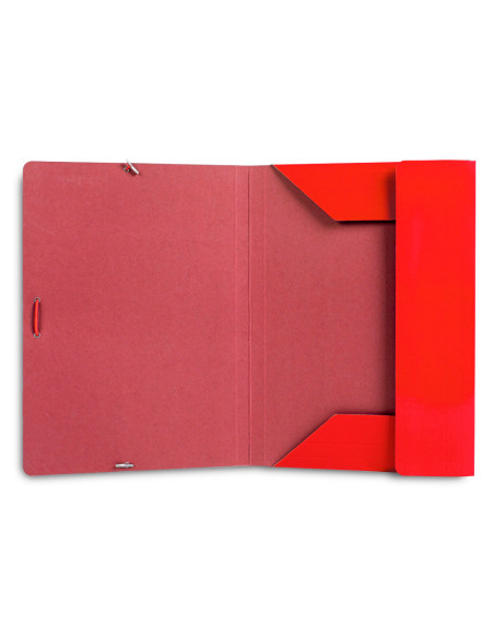 CARPETA  GOMAS 3 SOLAPAS CARTON PLAST.800GR.A3 SURT.