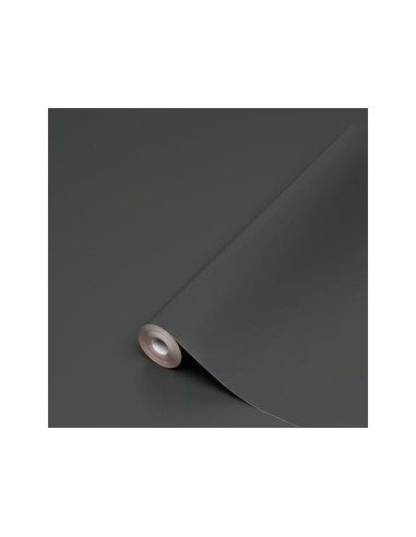 ROLLO ADH.D-C-FIX GRIS ANTRACITA MATE ANCHO 45 CM LARGO 15MT.