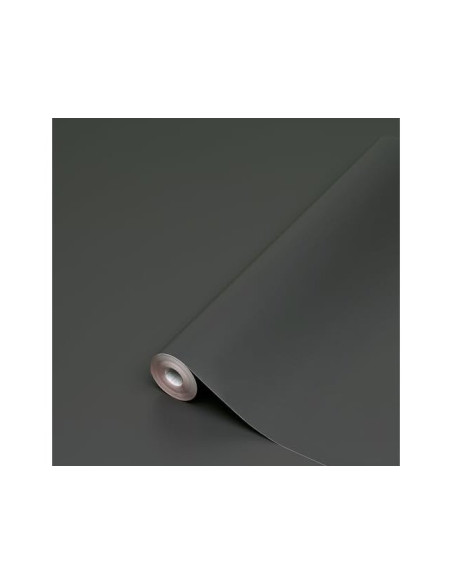 ROLLO ADH.D-C-FIX GRIS ANTRACITA MATE ANCHO 45 CM LARGO 15MT.