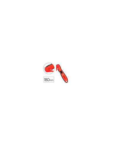 CUTER Q-CON.PLASTICO ANCHO SEGURIDAD EVITAR CORTES 18MM XD-G03