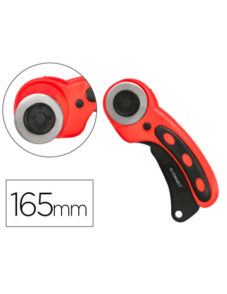 CUTER Q-CON.ROTATORIO 22X56X165MM CUCHILLA CIRCULAR 45MM XD-38