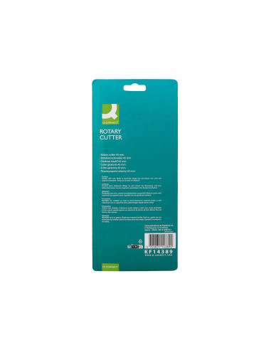 CUTER Q-CON.ROTATORIO 22X56X165MM CUCHILLA CIRCULAR 45MM XD-38