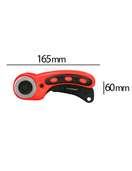 CUTER Q-CON.ROTATORIO 22X56X165MM CUCHILLA CIRCULAR 45MM XD-38