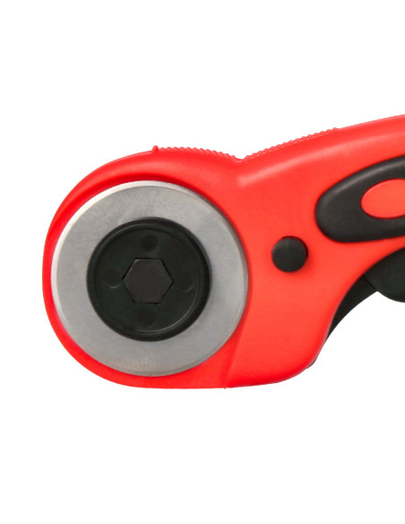CUTER Q-CON.ROTATORIO 22X56X165MM CUCHILLA CIRCULAR 45MM XD-38