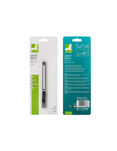CUTER Q-CON. METALICO ESTRECHO CUCHILLA CERAMICA 9MM XD-C18 CLIP