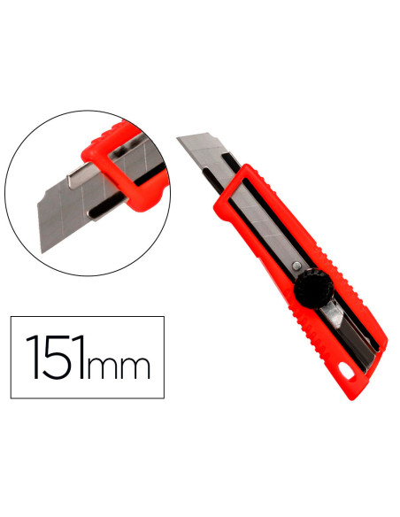 CUTER Q-CON. ANCHO BLOQUEO HOJA RUEDA GUIA MET.CUCHILLA 18MM XD-190