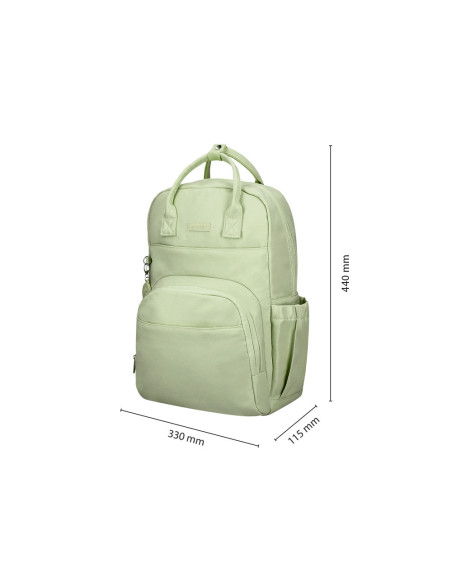 MOCHILA ANTARTIK GLOW BAGS ACOLCHADO PORT 15" VE. 25 L 440X150X310MM