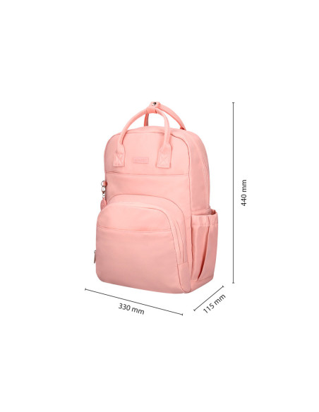 MOCHILA ANTARTIK GLOW BAGS ACOLCHADO PORT 15" ROSA 25 L 440X150X310MM