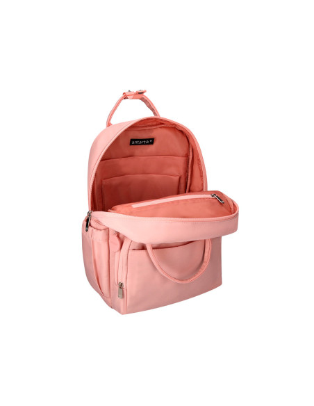 MOCHILA ANTARTIK GLOW BAGS ACOLCHADO PORT 15" ROSA 25 L 440X150X310MM