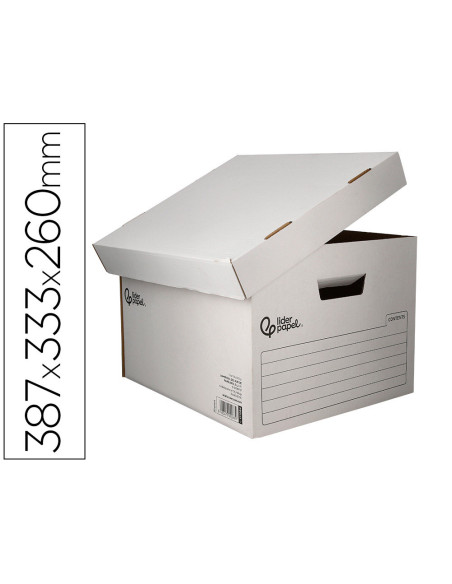 CAJON CONTENEDOR CARTON 3 CJ ARCH.DEF. FL. 4 ARCH A-Z 387X333X260MM