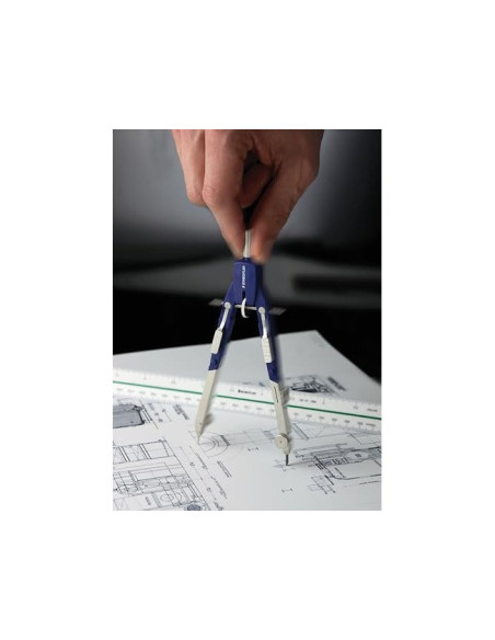 COMPAS STAEDTLER MICROMETRICO RUEDA CENTRAL ADAPTADOR TUBO MINAS