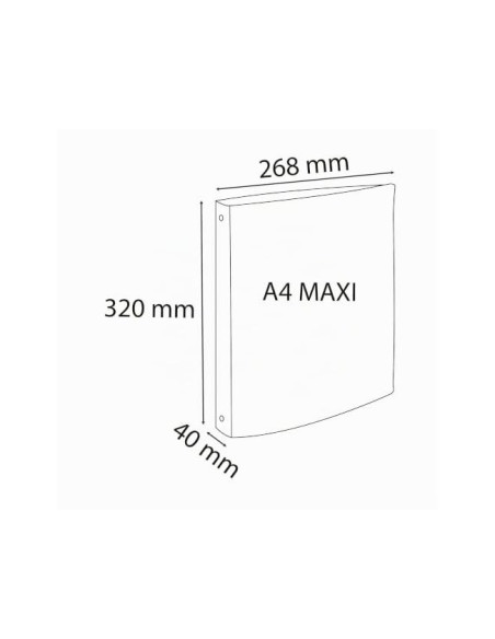 CARPETA 4AN.30MM EXACOMPTA SKANDI A4+ PP. RECICLADO SURT.