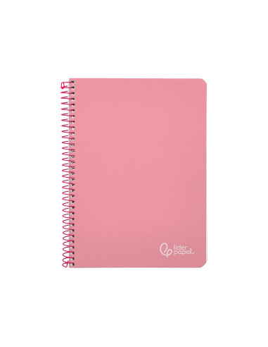 CUADERNO ESP. WITTY FL. T.DURA 4MM 80H. 75GR. 4MM  ROSA *09798