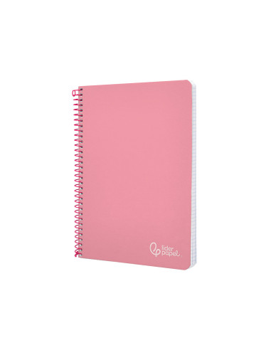 CUADERNO ESP. WITTY FL. T.DURA 4MM 80H. 75GR. 4MM  ROSA *09798