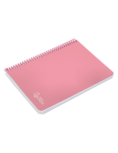 CUADERNO ESP. WITTY FL. T.DURA 4MM 80H. 75GR. 4MM  ROSA *09798