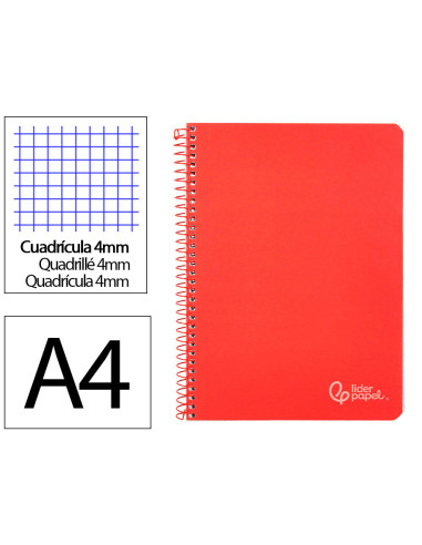 CUADERNO ESP. WITTY FL. T.DURA 4MM 80H. 75GR. 4MM RJ.**09797