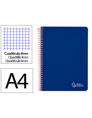 CUADERNO ESP. WITTY FL. T.DURA 4MM 80H. 75GR. AZ.