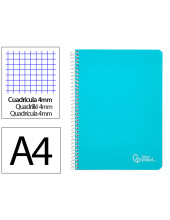 CUADERNO ESP. WITTY FL. T.DURA 4MM 80H. 75GR. CEL.*09792