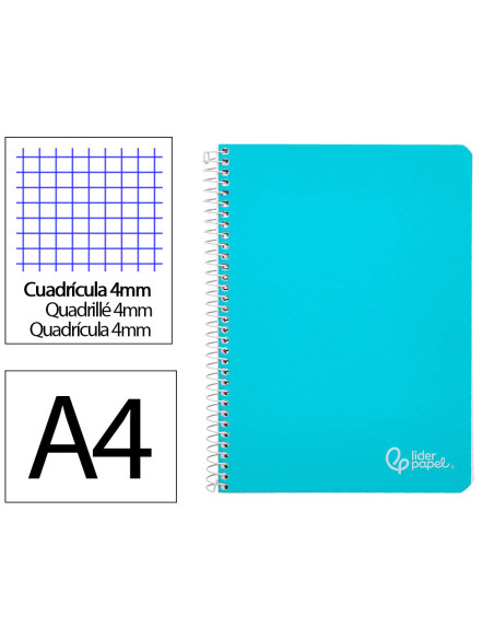 CUADERNO ESP. WITTY FL. T.DURA 4MM 80H. 75GR. CEL.*09792