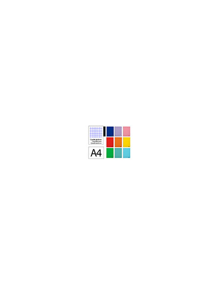 CUADERNO ESP. SMART FL. T.BLANDA 6MM 80H. 80GR. COL.SURT.**08196