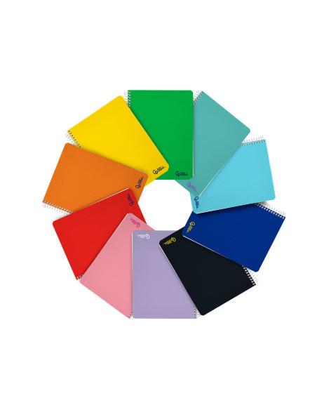 CUADERNO ESP. SMART FL. T.BLANDA 6MM 80H. 80GR. COL.SURT.**08196