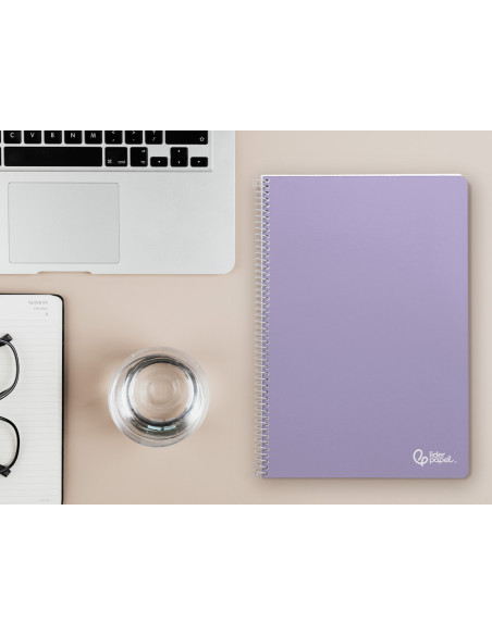 CUADERNO ESP. SMART FL. T.BLANDA 6MM 80H. 80GR. COL.SURT.**08196