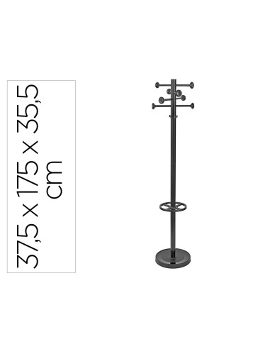PERCHERO METALICO MAUL GRANDO 8 COLG. PARAGUERO NG.375X1750X365MM