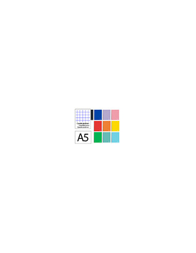 CUADERNO ESP. WITTY A5 T.DURA 8MM 80H. 75GR. SURT. *08403
