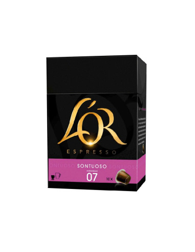 CAFE LOR ESPRESSO SONTUOSO FUERZA 8 CAJA 10 CAPSULAS