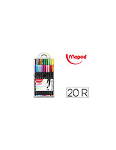 ROTULADOR MAPED PUNTA METAL GRAPH PEPS FINE LINER ESTUCHE 20 COL.SURT 2