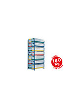 ESTANTERIA FAST METALICA AZUL 5 ESTANTES GRIS 180KG POR ESTANTE 900KG 2