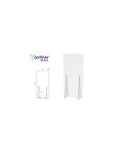 PANTALLA PROTECCION ARCHIVO 2000 PIE METACRILATO TPTE.750X1400MM 2