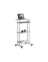 MESA PC ROCADA RD-5220 EST.MET.BAND.REGULABLES TECLADO EXTRAIBLE