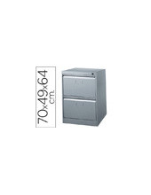 FICHERO CAJ. SUELO METALICO 2 CAJ. 70CM ALTO,64CM PROF,49CM ANCHOCOLO 2