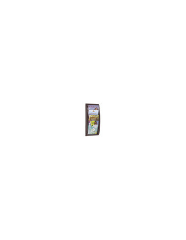 EXPOSITOR MURAL FAST DIN A4 NEGRO 4 CASILLAS 650X290X95 MM