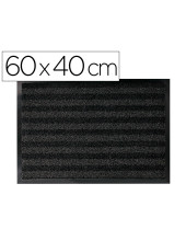 ALFOMBRA SUELO Q-CON INTERIOR ANTIDESLIZ PP.FIELTRO GRIS 60X40CM