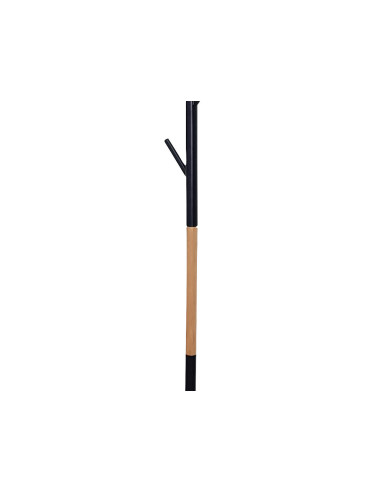 PERCHERO METALICO Q-CON.NG.DETALLES MADERA 5 COLGADORES 177X28,5 CM