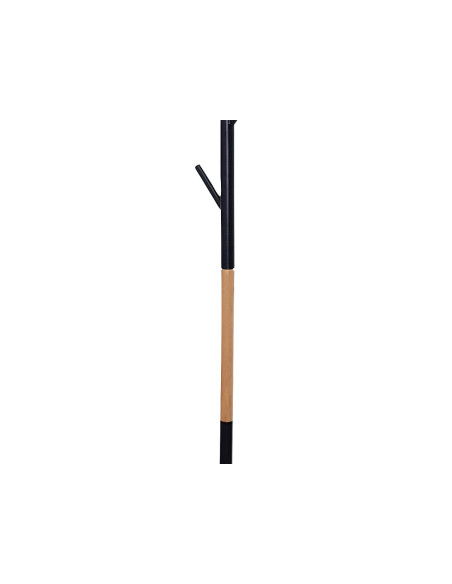 PERCHERO METALICO Q-CON.NG.DETALLES MADERA 5 COLGADORES 177X28,5 CM