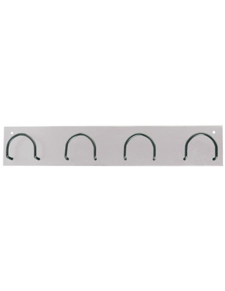 PERCHERO METALICO 611 BLANCO PARED 4 COLGADORES