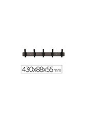 PERCHERO  PARED METALICO 5 COLGADORES NG.430X88X55MM 2
