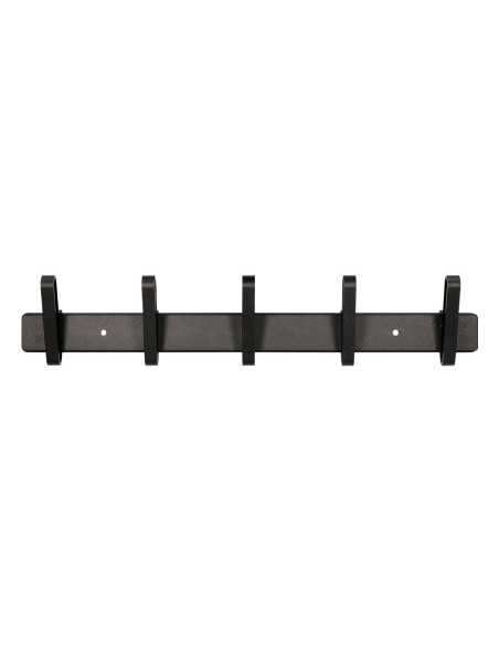 PERCHERO  PARED METALICO 5 COLGADORES NG.430X88X55MM
