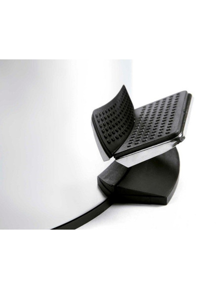 PAPELERA METALICA Q-CON.PEDAL CROMADA 43X29CM 20 LITROS