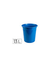 PAPELERA PLAST.Q-CON.AZ. OPACO 13LT.DIM. 275X285MM 2