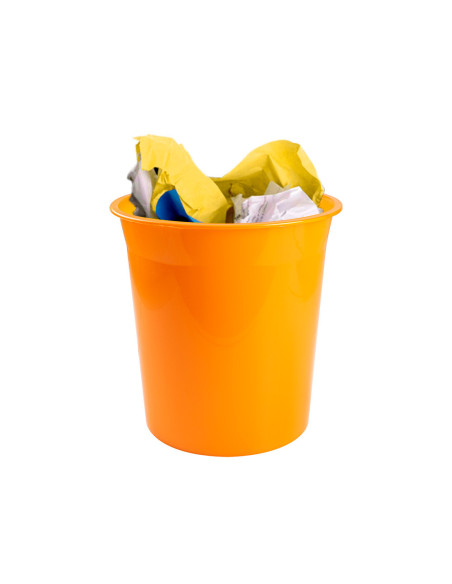 PAPELERA PLAST.Q-CON.NJ. TRANS.13LT.DIM. 275X285MM